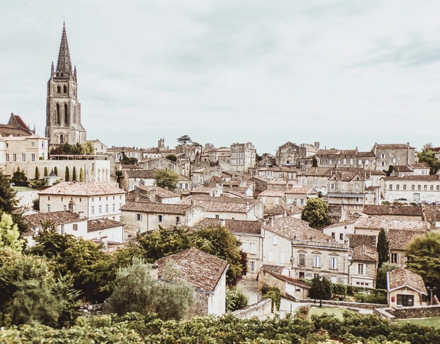 Vue aérienne de Bordeaux