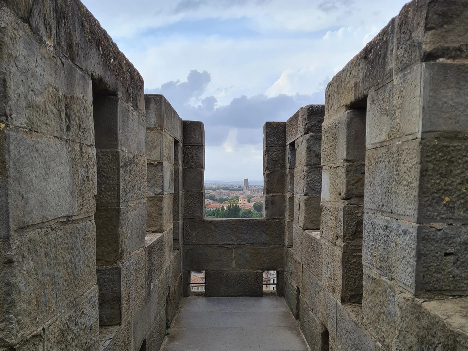 Mur de la cité de Carcassonne