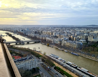 Vue sur Paris depuis la tour Eiffel