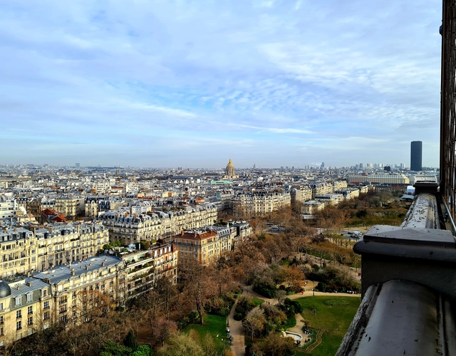 Vue sur Paris depuis la tour Eiffel